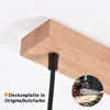 ZMH Lampe à suspendre 4 flammes en bois Lampe à suspendre Voir les images du produit 7