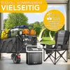 TRESKO® Bollerwagen faltbar 300L mit Bremse Schwarz | Produktbild-Vorschau 9