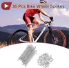 36 Set 12G Fahrradspeichen 74mm Fahrradradspeichen 45 Stahl Produktbild-Vorschau 1
