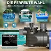 Pool Pumpe 10800 l/h 180 W Schwimmbadpumpe Filterpumpe Produktbild-Vorschau 3