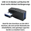 I29 USB 3.0 Winkeladapter 90° rechts – USB-A Stecker auf Produktbild-Vorschau 2