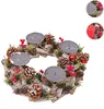 Adventskranz MCW-H50, Weihnachtsdeko Adventsgesteck Produktbild-Vorschau 4