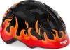 MET Hooray Black Flames/Glossy S (52-55 cm) Kinder Produktbild-Vorschau 1