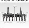 deleyCON PV4 Solar 4-Fach Y Stecker Paar 1500V Produktbild-Vorschau 3
