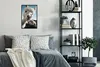 MuchoWow® MuchoWow® Gerahmtes Poster Alpaka - Weiß - Tier Produktbild-Vorschau 6