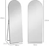 Lustro HOMCOM o pełnej długości, 150 x 50 cm, lustro Podgląd zdjęcia produktu 3