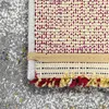 Teppich abstraktes Design grau blau rot Größe - 80 x 150 cm Produktbild-Vorschau 5