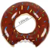 Koło do pływania dmuchane duże donut 120 cm XXL brązowe Podgląd zdjęcia produktu 5