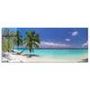 DEQORI Glasbild Echtglas 150x60 cm 'Paradiesischer Strand' Produktbild-Vorschau 2