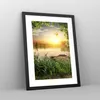 Gerahmtes Poster - Schwarzer Rahmen - Brücke See - 30x40 cm Produktbild-Vorschau 8