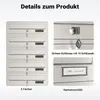 Sistema di cassette per lettere Wiltec 5 in acciaio inox Anteprima dell’immagine prodotto 13