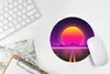 MuchoWow® Mauspad Mousepad Sonne - Straße - Vintage - Retro Produktbild-Vorschau 5