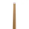 A close-up of a single gold-colored metal chair leg with a white cap on top, isolated on a white background. Náhľad obrázku produktu