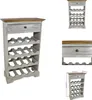 vidaXL Weinregal Recyceltes Massivholz 55 x 23 x 85 cm -  Produktbild-Vorschau 1