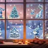 Zelfklevende kerstdecoraties voor ramen, dubbelzijdige Productafbeelding-voorbeeld 3