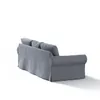 Dekoria Bezug für Ektorp 3-Sitzer Schlafsofa, ALTES Modell, Produktbild-Vorschau 4