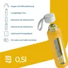Borraccia in vetro con rivestimento in silicone Wessper – Anteprima dell’immagine prodotto 2