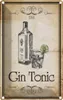 vianmo Blechschild 18x12 cm Alkohol 1761 Gin tonic Essen Produktbild-Vorschau 1