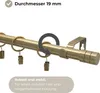 LOFT 180 cm Einzelne Gardinenstange 19 mm aus Metall mit Produktbild-Vorschau 5