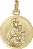 trendor 41482 Herz Jesu Anhänger Ø 16 mm Gold 333 mit goldplattierter Kette 2 Produktbild-Vorschau