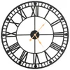 vidaXL Nástenné hodiny Vintage s Quartz pohybom kov 60 cm Náhľad obrázku produktu 6