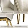 A collage of close-up shots highlighting the features of a chair, including its upholstery, legs, and construction. Produktbild-Vorschau