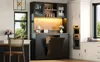 Küchenschrank 120x40x180 cm - Modernes Sideboard mit Produktbild-Vorschau 4