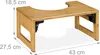 Relaxdays Toilettenhocker, klappbar, Stuhlgang Produktbild-Vorschau 4
