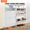 Szafka Na Buty Vevor Slim 2 Szuflady Biała 800X237X1205 Mm Podgląd zdjęcia produktu 2