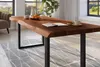 Baumkantentisch 220 x 110 cm Esstisch massiv Akazie Produktbild-Vorschau 4