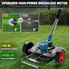 Akku Rasentrimmer mit 2x 4000mAh Akkus, Höhenverstellbar, Produktbild-Vorschau 2