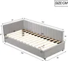 A diagram of a sofa bed with dimensions indicated by numbers and lines. Produktbild-Vorschau