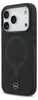 Housse iPhone 17 Pro Mercedes cuir véritable noir logo Voir les images du produit 2