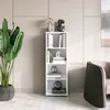 KOMTO Bücherregal  60 cm breit, Weiß, Bücherregal mit 4 Produktbild-Vorschau 2