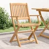 The Living Store Gartenstühle 4 Stk. Klappbar 57,5x54,5x90 Produktbild-Vorschau 2