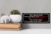 Holzschild Spruch 27x10cm wer abends säuft kann arbeiten Produktbild-Vorschau 5