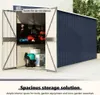 Anbauschuppen Anthrazit 118x382x178 cm Verzinkter Stahl Produktbild-Vorschau 9