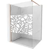 Mexen Kioto sprchová stěna Walk-in 120 x 200 cm, bílý vzor Náhled obrázku produktu 1