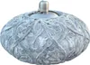 Brocante lampa naftowa rokoko cement Ø25x15,5cm - 7 kg - Podgląd zdjęcia produktu 1