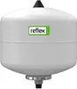 A white pressure expansion vessel with a green and white logo on a plain white background. Anteprima dell’immagine prodotto
