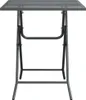 vidaXL Záhradný stôl 60x60x72 cm z expandovaného kovu Náhľad obrázku produktu 3
