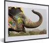 MuchoWow® MuchoWow® Gerahmtes Poster Elefant - Kunst - Produktbild-Vorschau 1