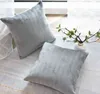 Kissen Dekokissen LxB 45x45 cm Grau Jacquard »GRETA« mit Produktbild-Vorschau 3