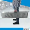 Bituxx klappbare Stahl Auffahrrampe 1,8m 200kg Silber Produktbild-Vorschau 3
