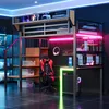 Flieks Patrová postel 90x200cm s psacím stolem a úložnými Náhled obrázku produktu 4