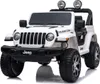 RIRICAR elektrické auto pre deti 12V Jeep Wrangler, biele, Náhľad obrázku produktu 1
