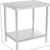 Stół blat roboczy centralny stalowy z półką 80 x 60 cm Podgląd zdjęcia produktu 7
