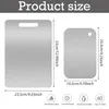 2 Stück Schneidebrett Edelstahl, Titan Chopping Board, Auch Produktbild-Vorschau 2
