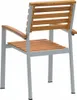vidaXL Gartenstuhl 8 pcs Braun 56 x 57 x 87 cm Massivholz Produktbild-Vorschau 8