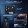 Collage of images showcasing the protective features of a phone case. Produktbild-Vorschau